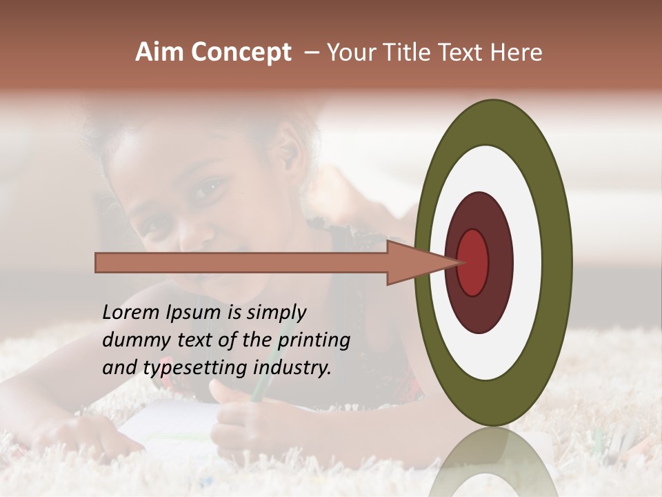 School Artist Pencil PowerPoint Template