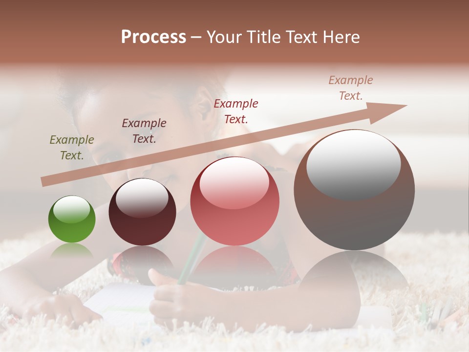 School Artist Pencil PowerPoint Template