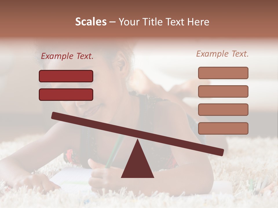 School Artist Pencil PowerPoint Template