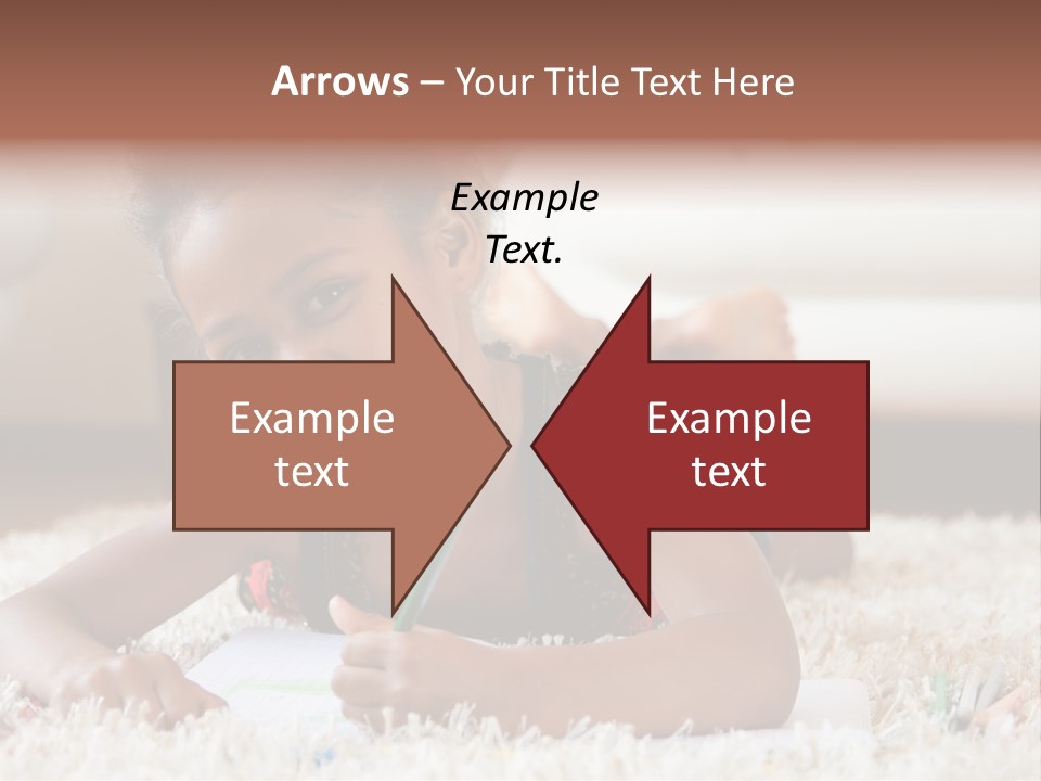 School Artist Pencil PowerPoint Template