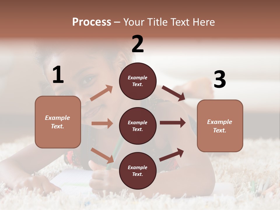 School Artist Pencil PowerPoint Template