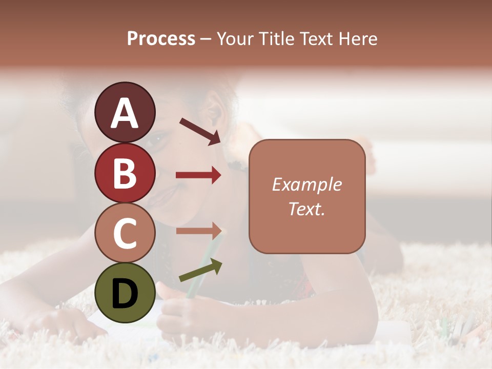 School Artist Pencil PowerPoint Template