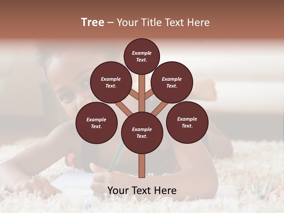 School Artist Pencil PowerPoint Template