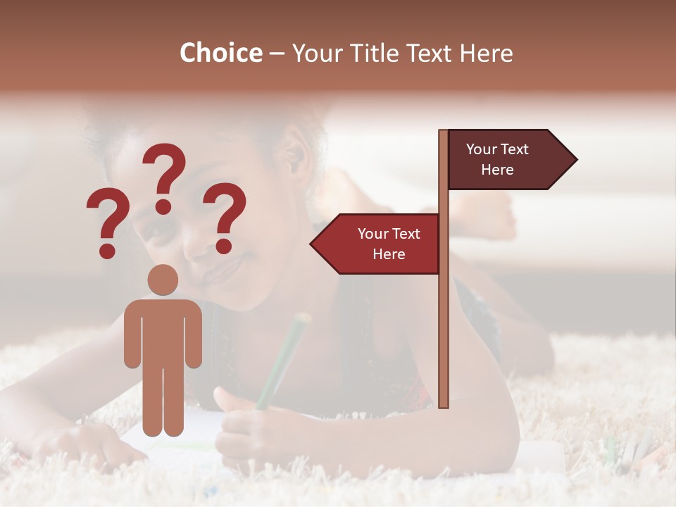 School Artist Pencil PowerPoint Template