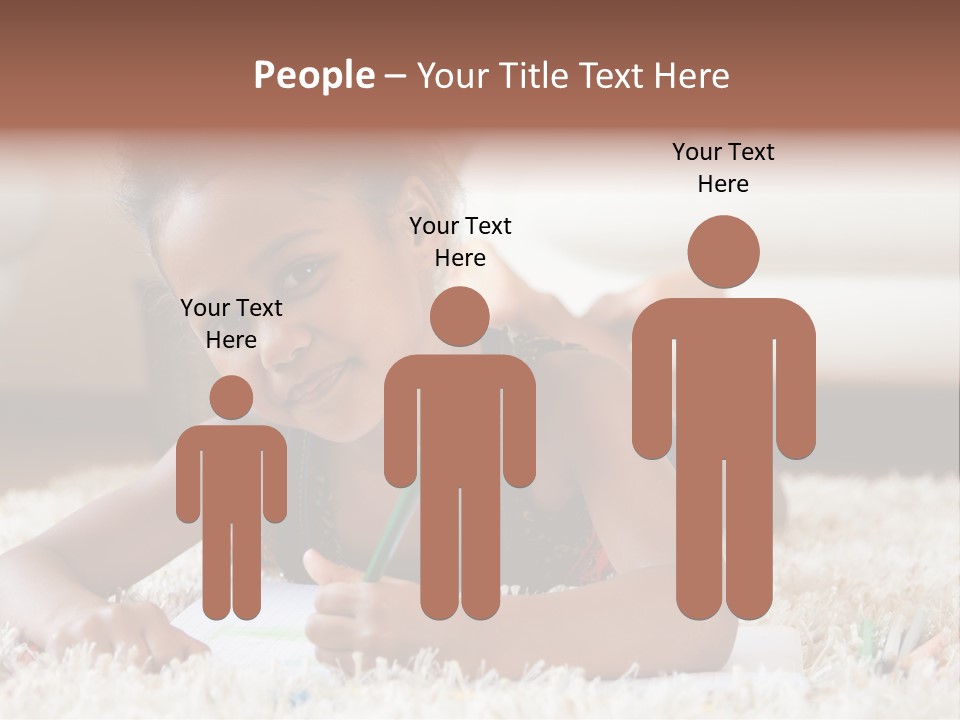 School Artist Pencil PowerPoint Template