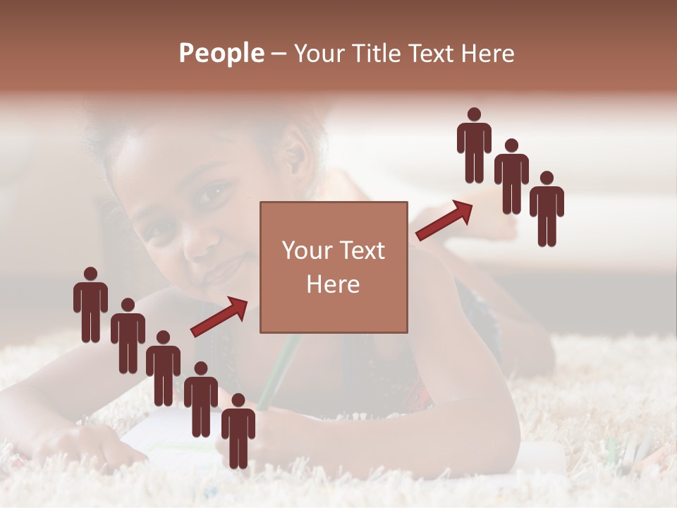 School Artist Pencil PowerPoint Template