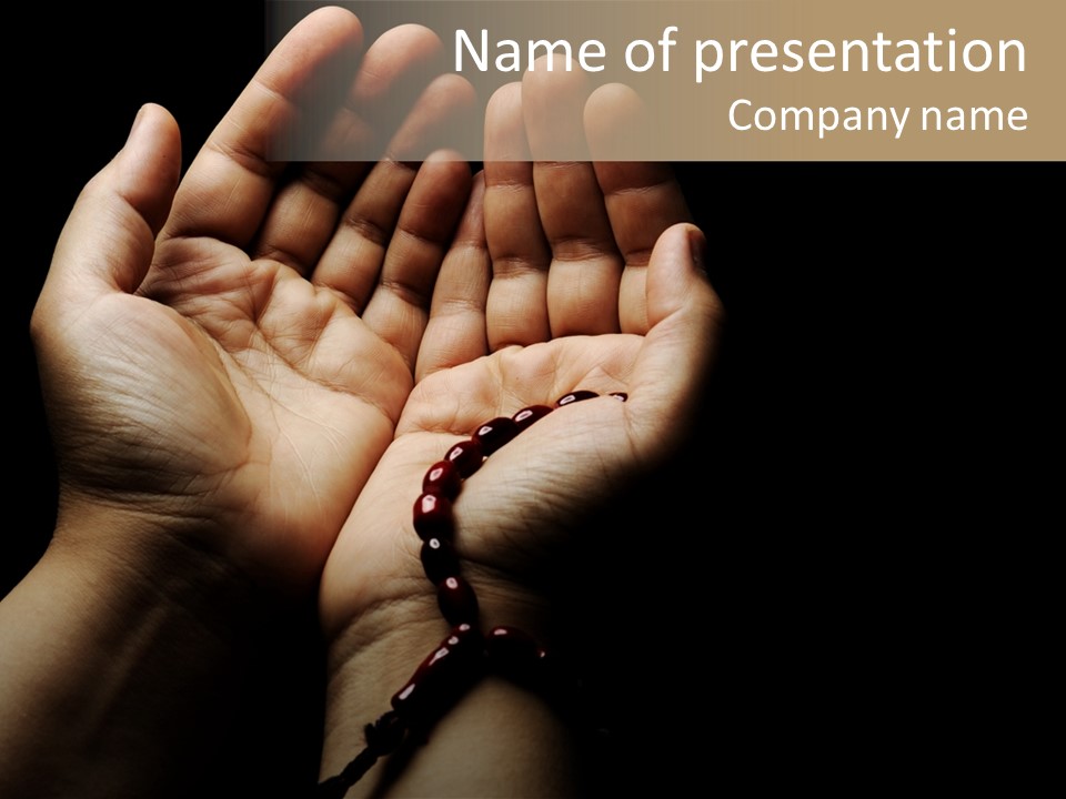 Confession Ask Hold PowerPoint Template