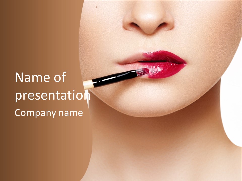 Make Artistic Face PowerPoint Template