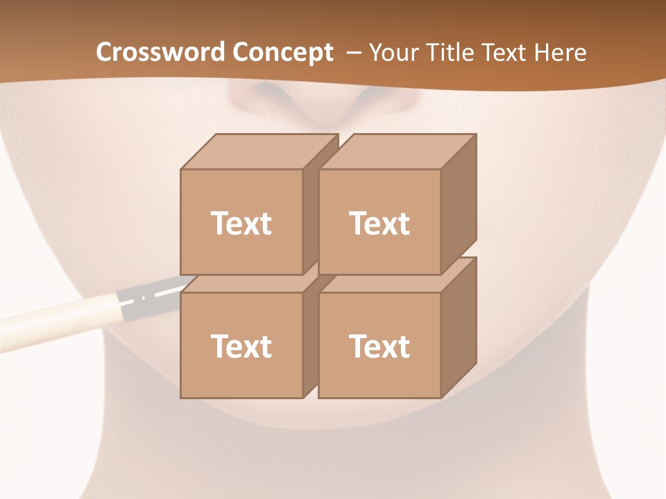 Make Artistic Face PowerPoint Template