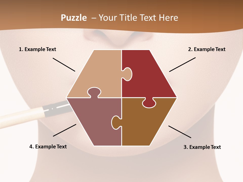 Make Artistic Face PowerPoint Template