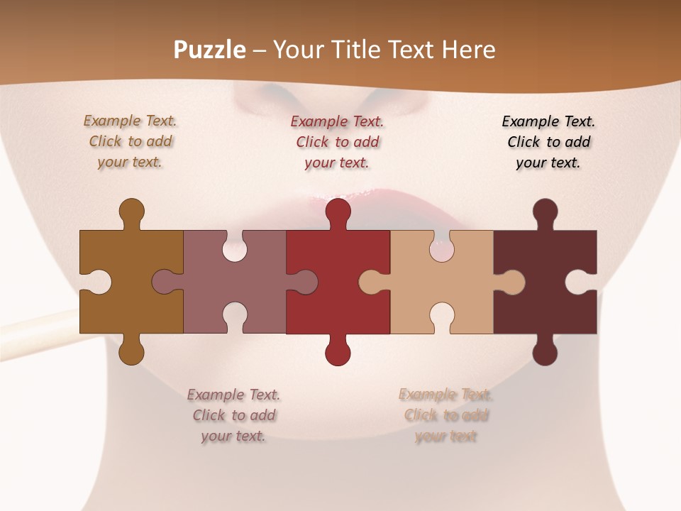 Make Artistic Face PowerPoint Template