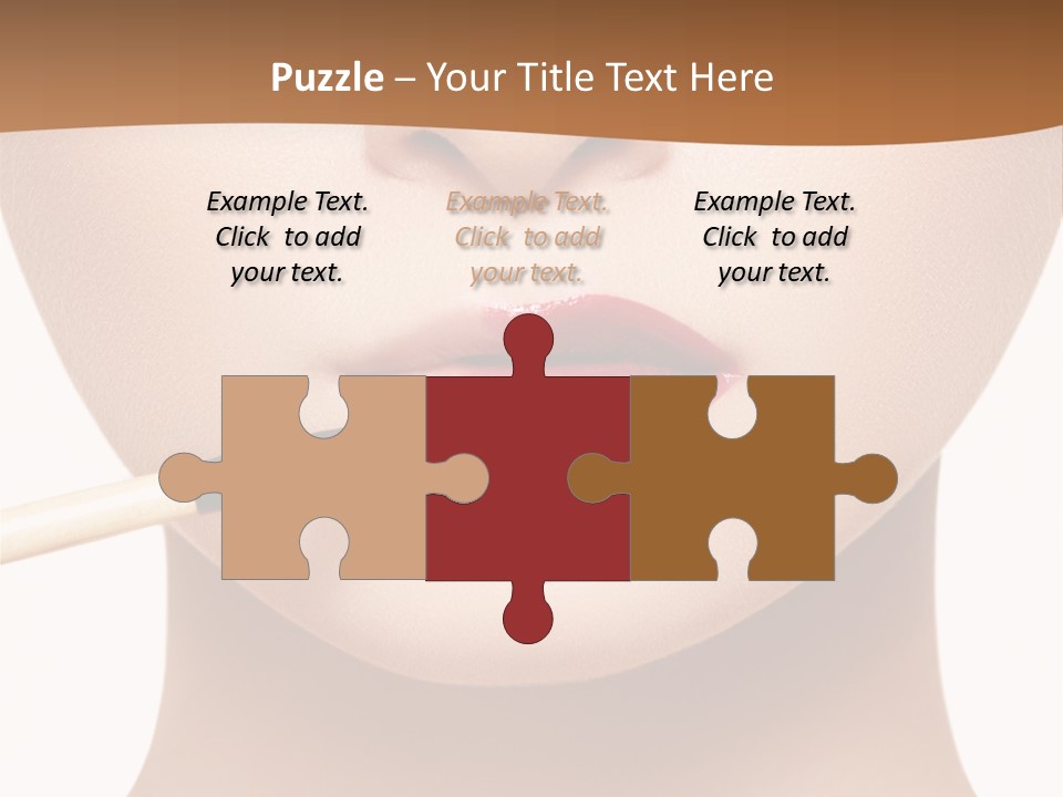 Make Artistic Face PowerPoint Template