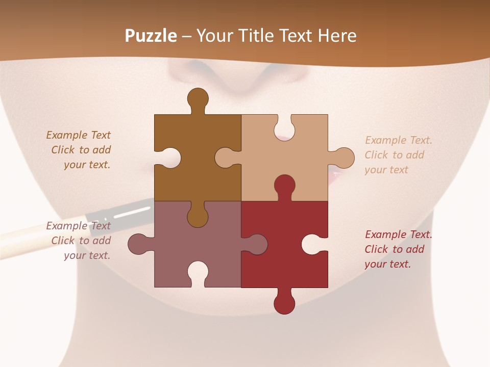 Make Artistic Face PowerPoint Template