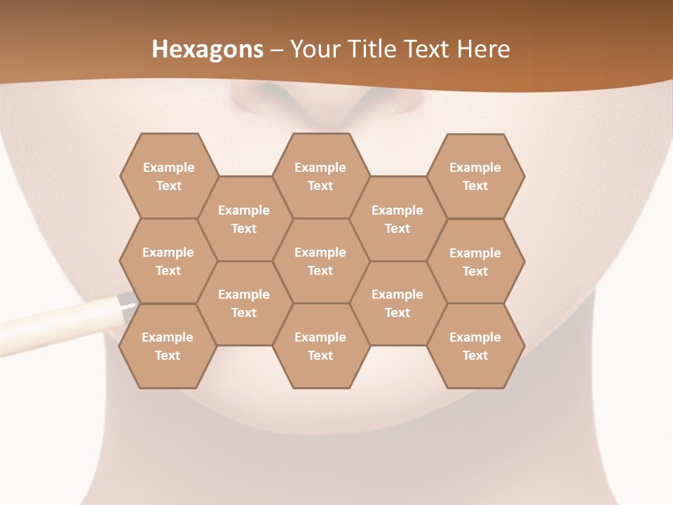 Make Artistic Face PowerPoint Template