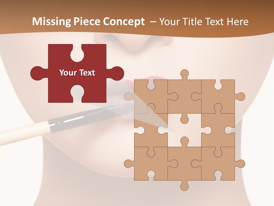 Make Artistic Face PowerPoint Template