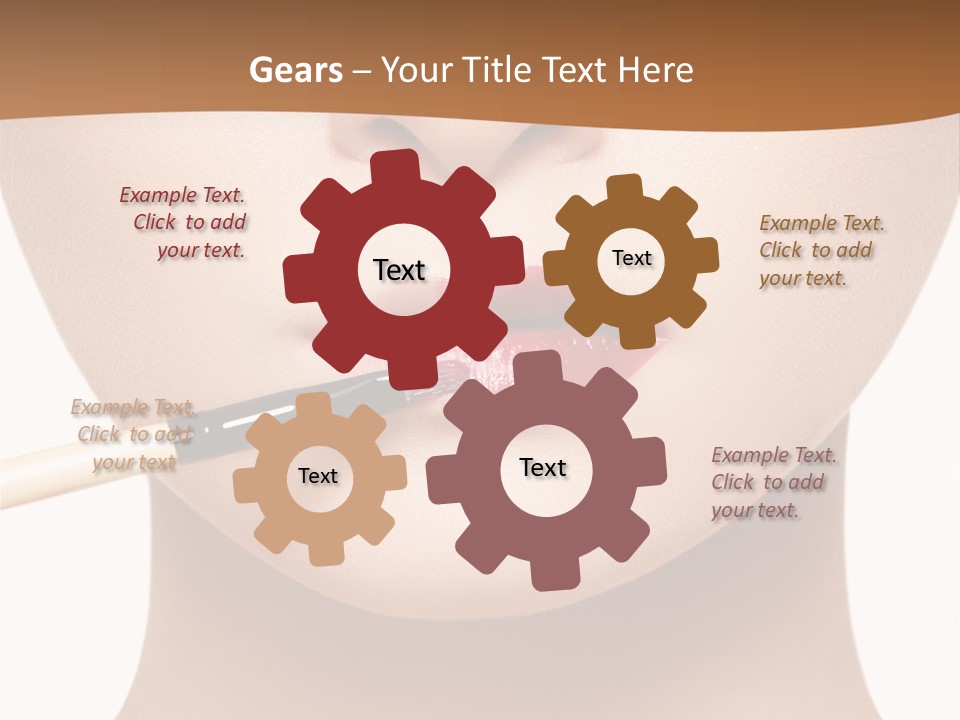 Make Artistic Face PowerPoint Template