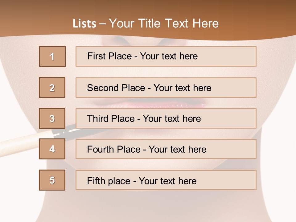 Make Artistic Face PowerPoint Template