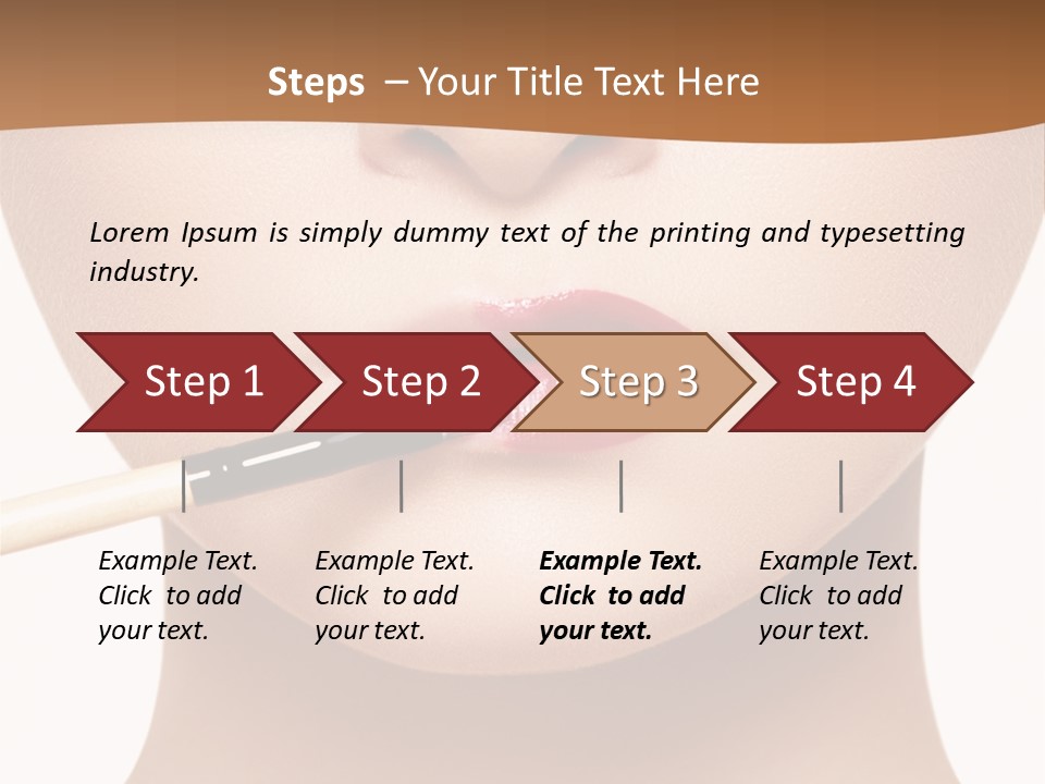 Make Artistic Face PowerPoint Template