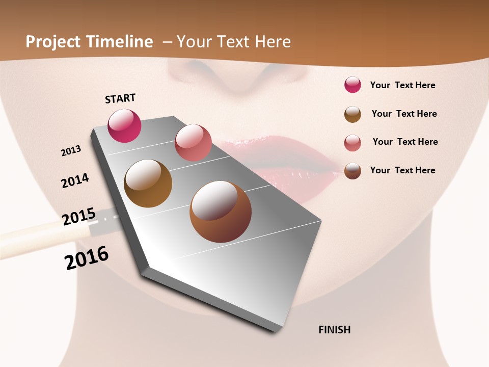Make Artistic Face PowerPoint Template