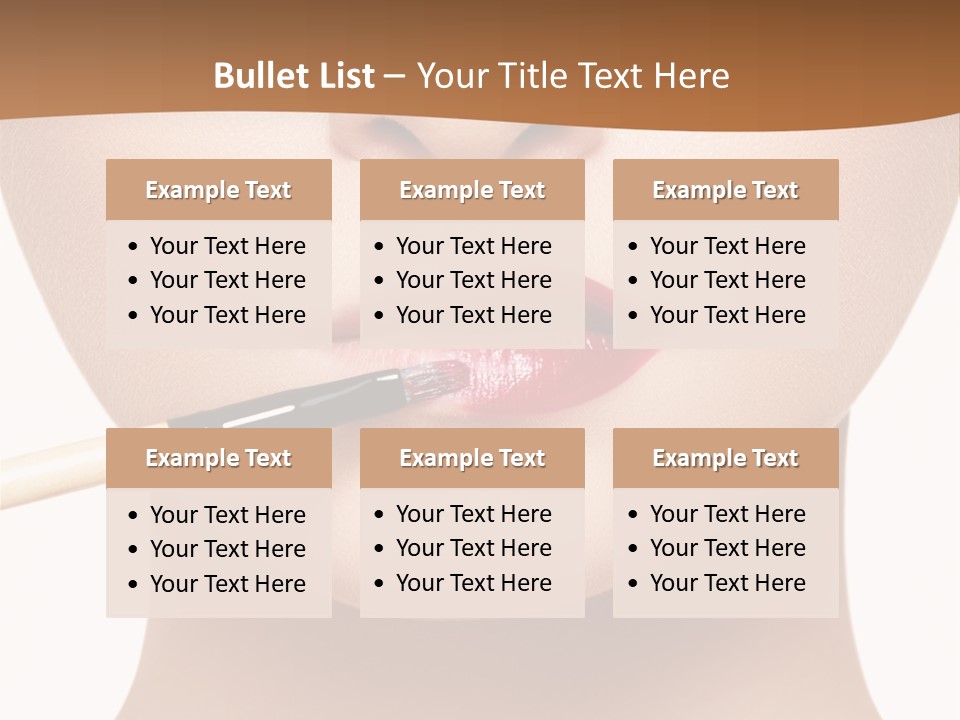 Make Artistic Face PowerPoint Template