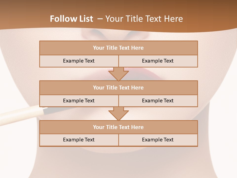 Make Artistic Face PowerPoint Template