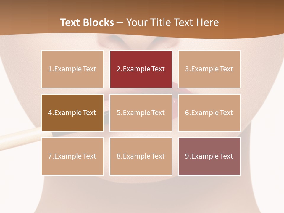 Make Artistic Face PowerPoint Template