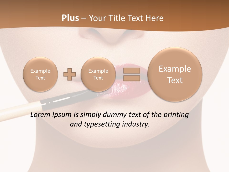 Make Artistic Face PowerPoint Template