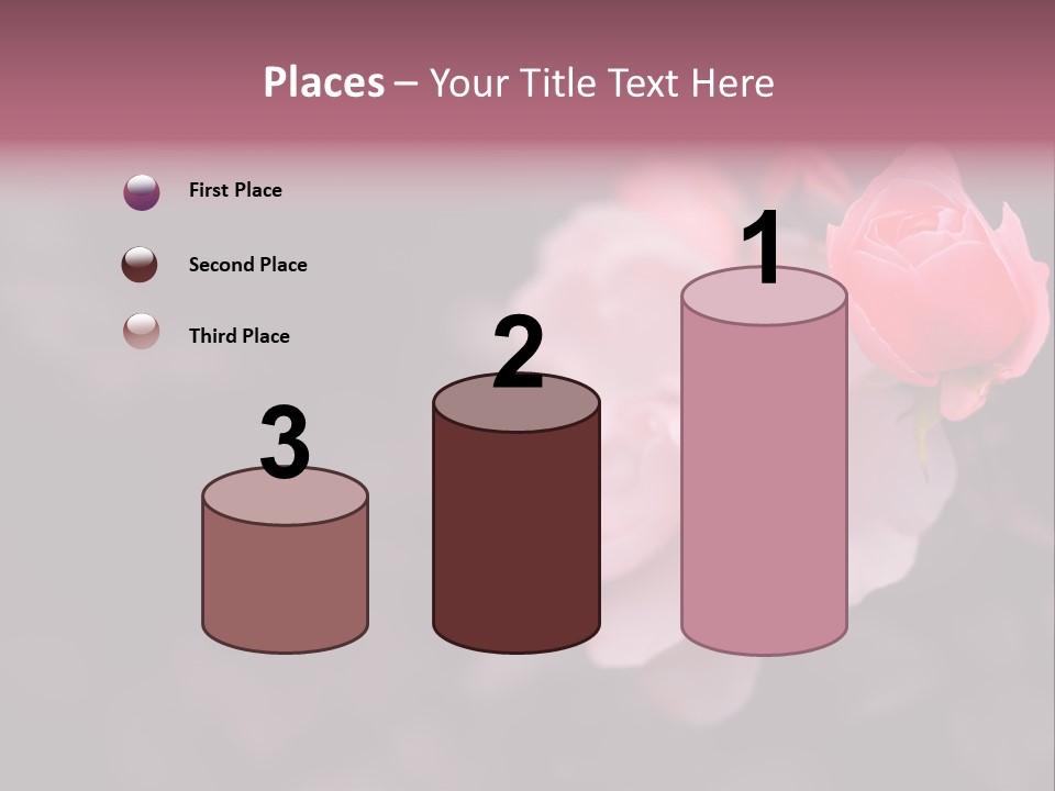 Valentine Purple Wedding PowerPoint Template