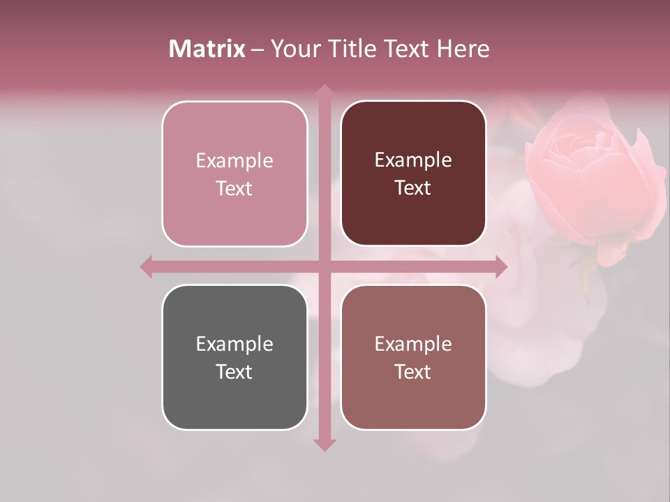 Valentine Purple Wedding PowerPoint Template