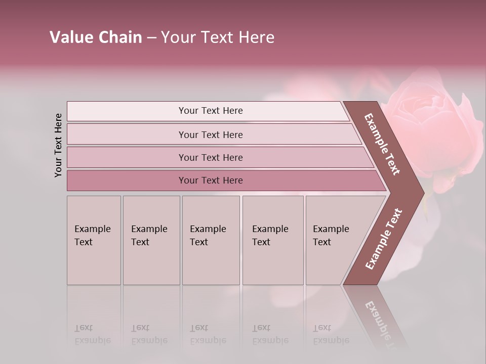 Valentine Purple Wedding PowerPoint Template