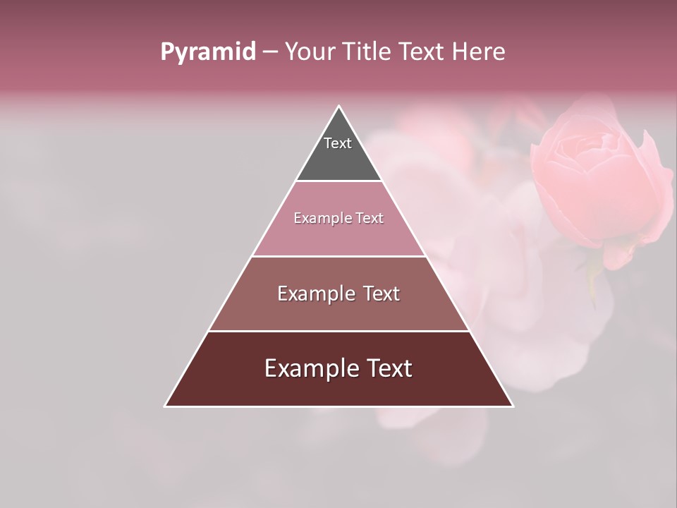 Valentine Purple Wedding PowerPoint Template