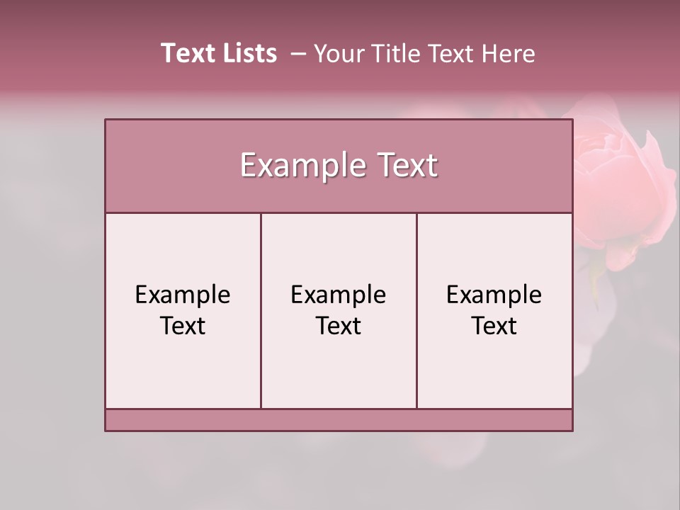 Valentine Purple Wedding PowerPoint Template