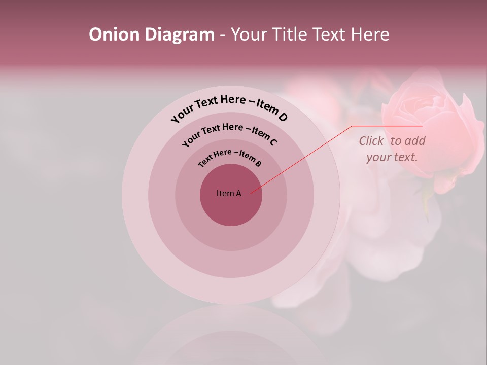 Valentine Purple Wedding PowerPoint Template