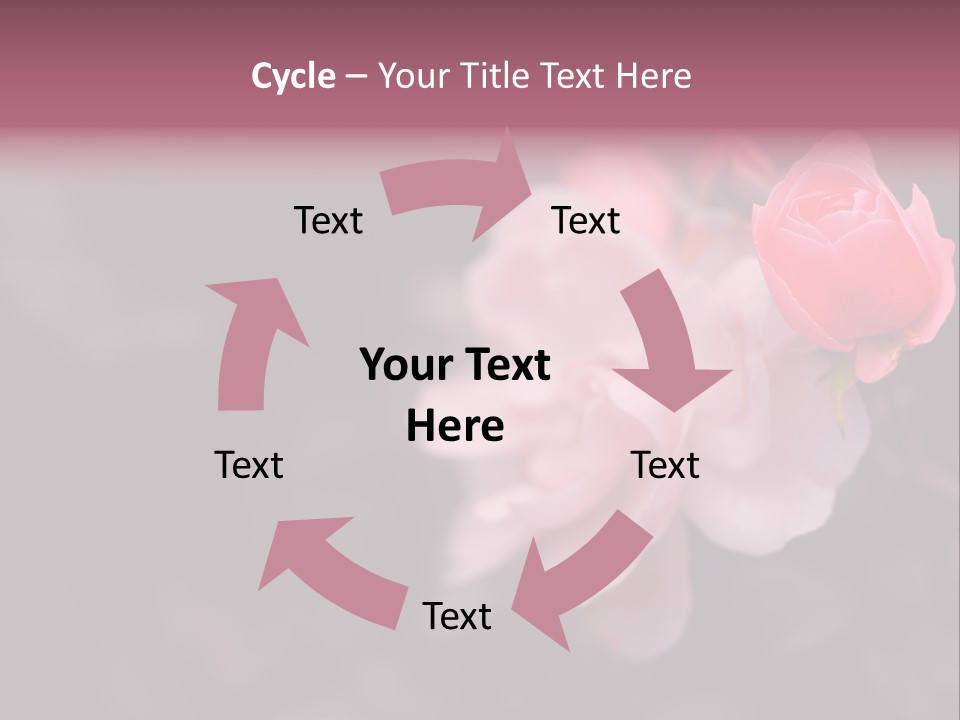 Valentine Purple Wedding PowerPoint Template