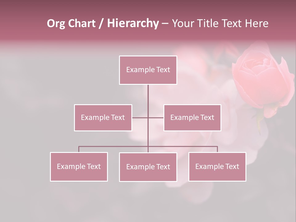 Valentine Purple Wedding PowerPoint Template