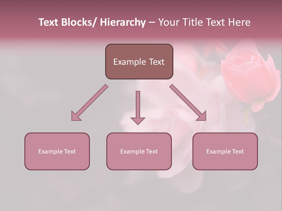 Valentine Purple Wedding PowerPoint Template