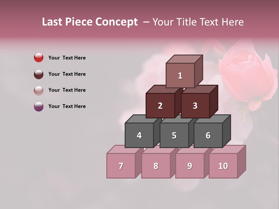 Valentine Purple Wedding PowerPoint Template