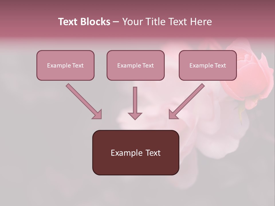 Valentine Purple Wedding PowerPoint Template
