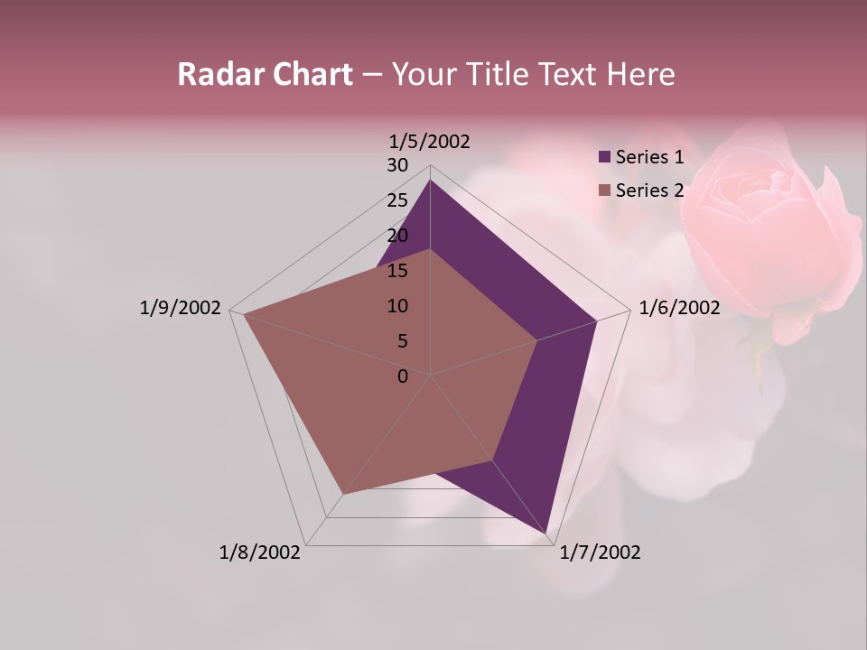 Valentine Purple Wedding PowerPoint Template