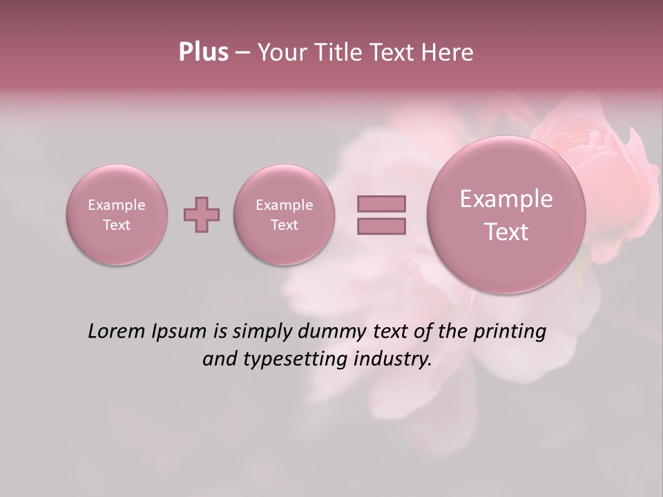 Valentine Purple Wedding PowerPoint Template