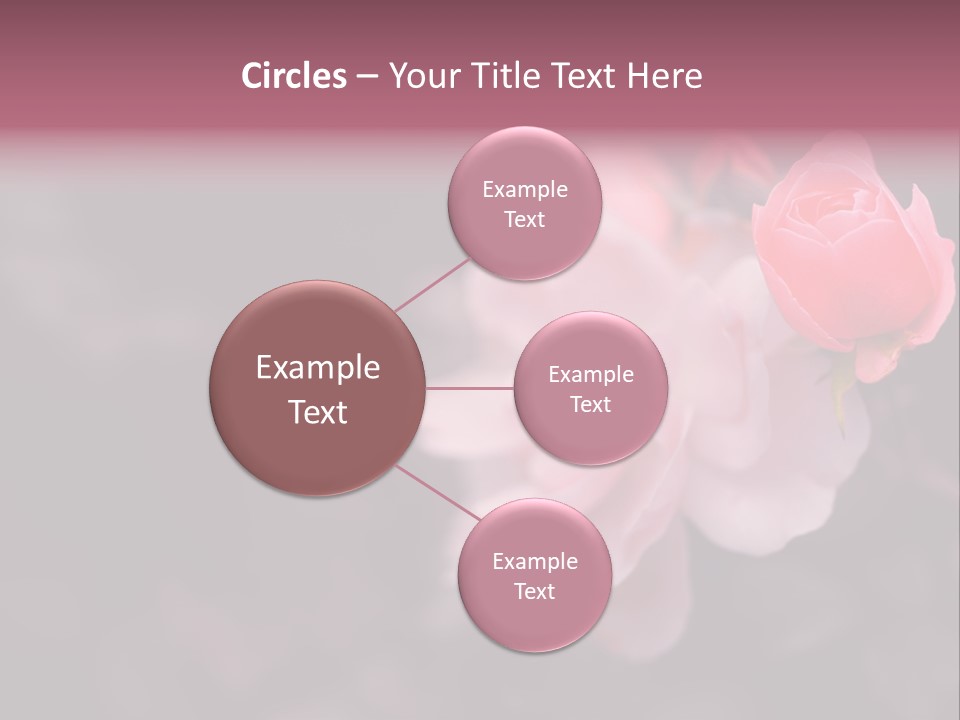 Valentine Purple Wedding PowerPoint Template