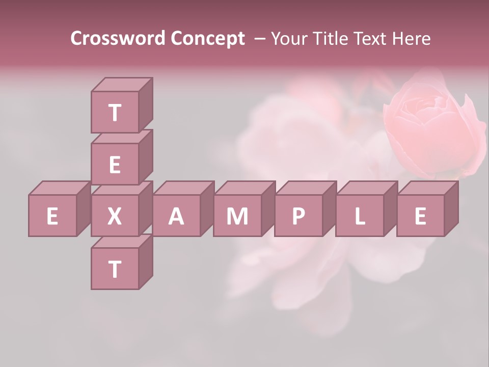 Valentine Purple Wedding PowerPoint Template