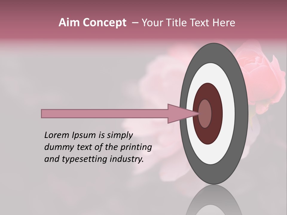 Valentine Purple Wedding PowerPoint Template