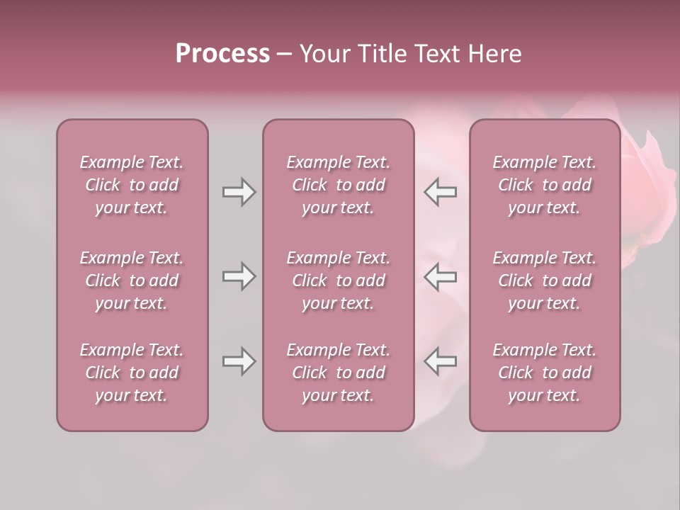 Valentine Purple Wedding PowerPoint Template