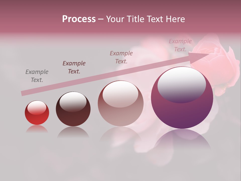 Valentine Purple Wedding PowerPoint Template