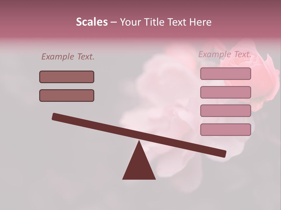 Valentine Purple Wedding PowerPoint Template