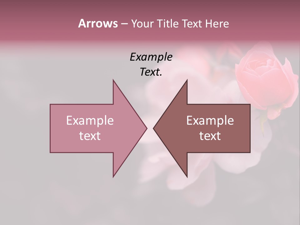 Valentine Purple Wedding PowerPoint Template