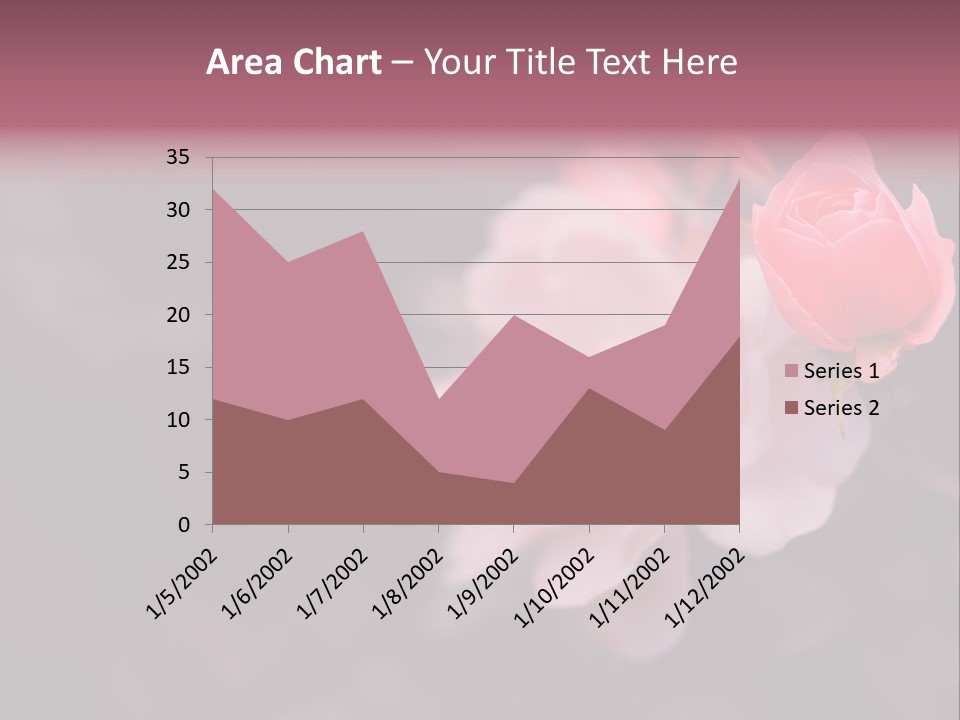 Valentine Purple Wedding PowerPoint Template