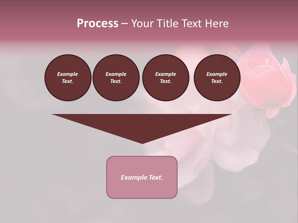 Valentine Purple Wedding PowerPoint Template