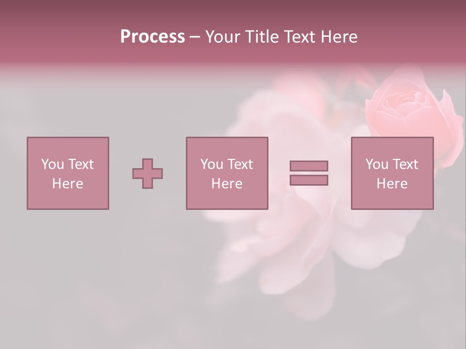 Valentine Purple Wedding PowerPoint Template